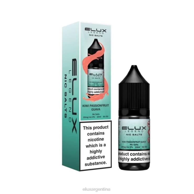 Elux Legend sal nic 10ml | Elux Vape Argentina V2B2016 kiwi maracuyá guayaba
