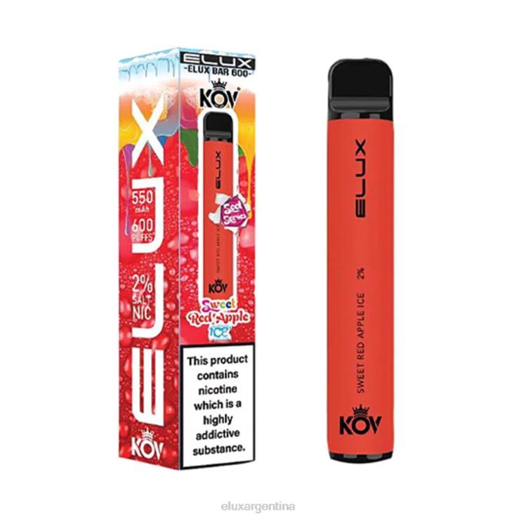 Elux Bar vape desechable serie dulce | Elux Amazon Argentina V2B2011 hielo de manzana roja dulce