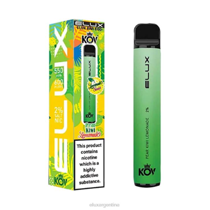 Elux Bar vape desechable serie limonada | Elux Vape Near Me V2B2079 limonada de pera y kiwi