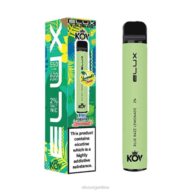 Elux Bar vape desechable serie limonada | Elux Vape Near Me V2B209 limonada azul razz